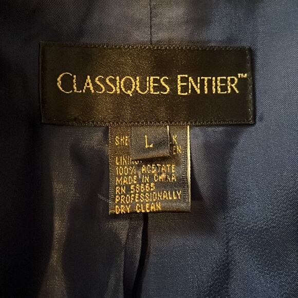 Vtg Silk Linen Blazer Maxi Skirt Coord Set Women Size L Floral Feminine Romantic - Picture 6 of 8